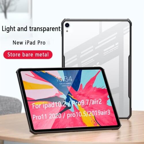 For iPad Pro11 2018 2020 Protective Case Cover With Bracket iPad 10.2 2019 2020 Case Transparent iPad 10.9 Air4 2020 Cover