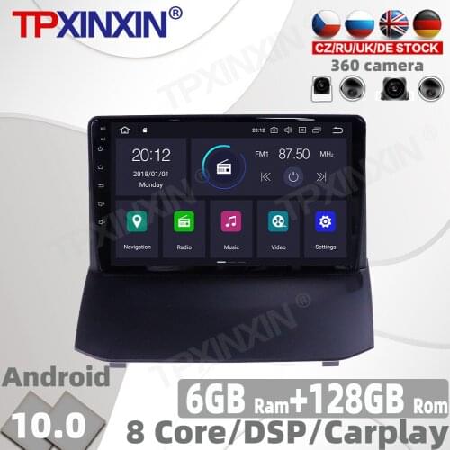 128G Android 10.0 For Ford Fiesta 2008 2009 - 2016 Car Radio Multimedia Video Player Navigation GPS Accessories Auto 2din no DVD