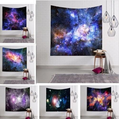 3d Galaxy Tapestry Space Wall Tapestry for Wall Decoration Fabric Stars in the Universe Tapestry Hanging Wall Tapestries
