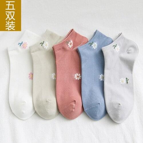 5 double socks, children, socks, boats, socks, cotton, candy, light mouth, pure cotton socks