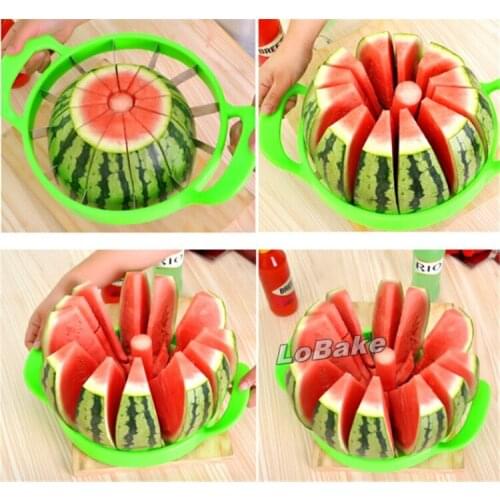 Big size diameter 25cm watermelon cutting tool apple corer perfect slicer cutter knife also for cantaloupe casaba Dragon fruit