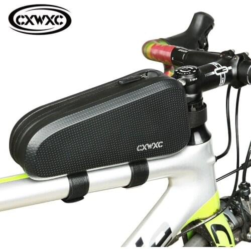 CXWXC Cycling Bike Bicycle Top Front Tube Bag Waterproof Frame Bag Big Capacity MTB Road Bicycle Pannier Case Bike Accessories