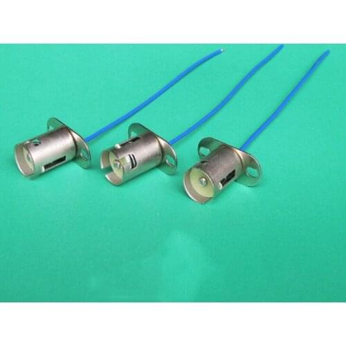 B15S Single Contacts Lamp Holder , Motorcycle Lamp Base Socket 100PCS