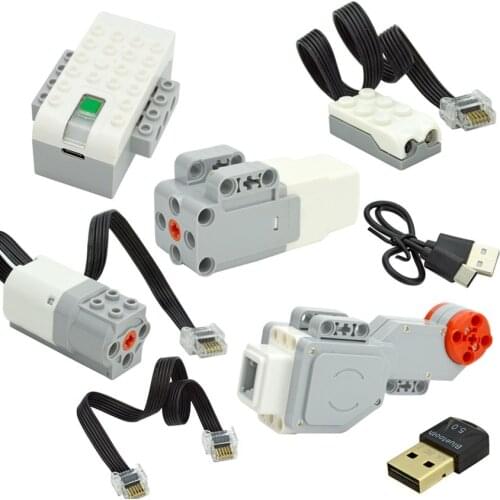 WEDO 2.0 Power Functions Parts the MEDIUM MOTOR EV3 Building Blocks Technical 45303 Classic robotics for 45300 Children Toys