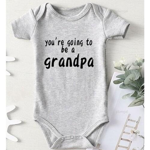 Newborn Girl Outfit Kids Summer Clothes Toddler Winter Jumpsuits Printing Grandpa Baby Girls Romper Clothing for Babies