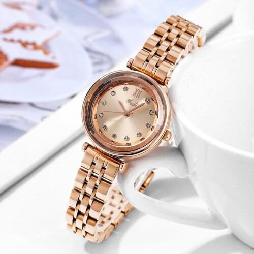 2021 new watch female Korean fashion all-match ladies casual waterproof quartz steel band watch
