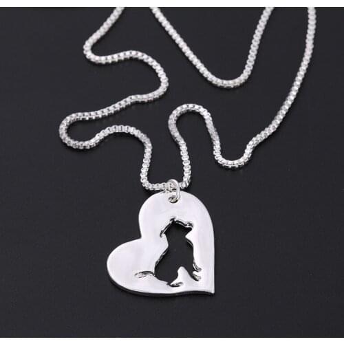 New trendy cute tiny Pit Bull pendant Choker Necklace women child jewelry fashion pretty charm delicate christmas Cartoon gift