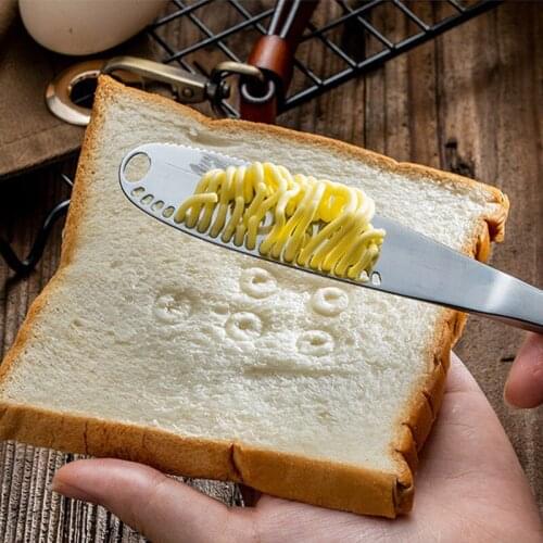 Butter Knife Kitchen Baking Scraper Stainless Steel Spatula Butter Knife Cheese Sandwich Scraper
