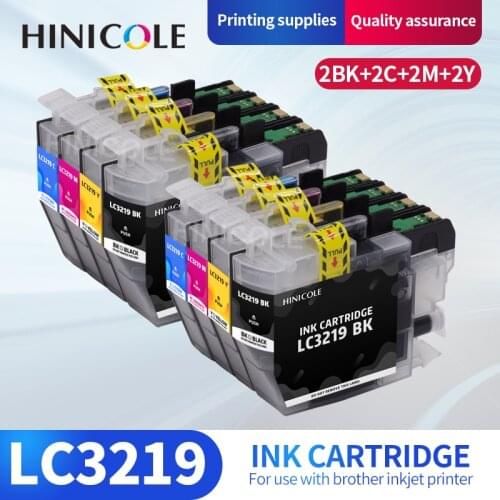 HINICOLE LC3219 LC3219XL Full Ink Cartridge For Brother MFC-J5330DW J5335DW J5730DW J5930DW J6530DW J6935DW Printer lc3217