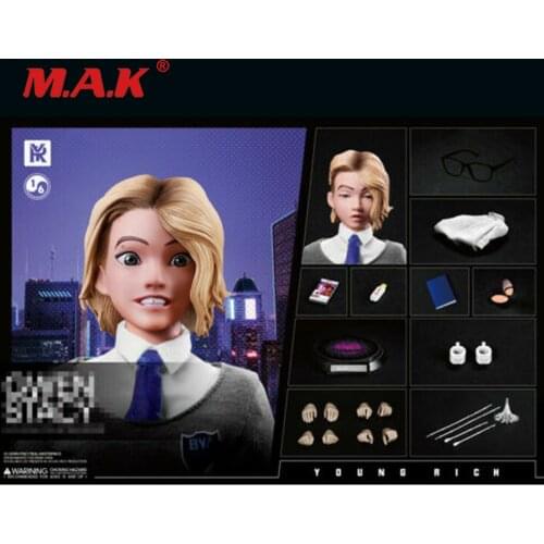 Pre-sales 1/6 Female Spider Amateur Ver. Gwen Stacy YR TOYS YR008 Action Figure Toy FANS GIFTS