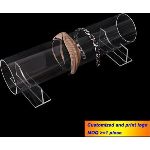 Clear Acrylic Hairclip Headband Hair Hoop Headdress Organizer Jewelry Display Holder headdress hairpin jewelry display stand