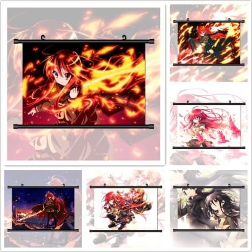 WTQ Shakugan No Shana Anime Manga HD Print Retro Poster Canvas Painting Anime Posters Wall Decor Wall Art Picture Home Decor