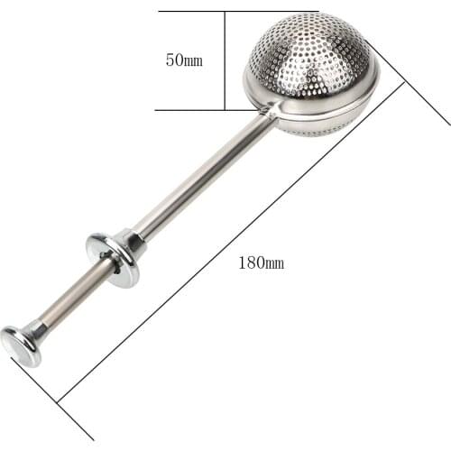 Tea Strainer Ball Adjustable Easy To Clean Stainless Steel Teapot Tea Infuser Filter Reusable Spice Tea Tool Accessories