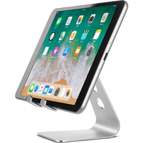 Universal Aluminium Stand Desk Holder Mobile Phone Holder For iPhone Adjust Angle Stand Metal Tablets Stand For ipad
