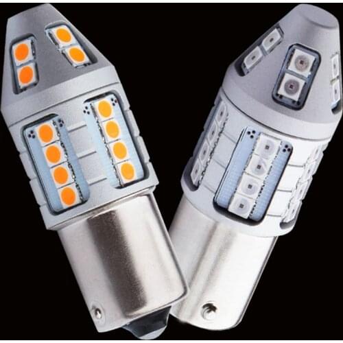 2PCS NEW Super Bright 1156 P21W BA15S 30 SMD 3030 LED Auto Brake Lamp Car Daytime Running Light Reverse Bulbs Turn Signals DC12V