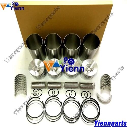 4D102 S4D102e SAA4d102 Overhaul Rebuild Kit with Liner For Komatsu Excavator pw130es-6 pc160-7 pc180 PC130 Engine Repair Parts
