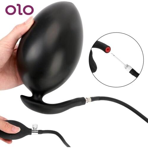 OLO Adult Products Butt Dilator Dildo Pump Inflatable Anal Plug Butt Plug Sex Toys for Women Prostate Massager Expandable