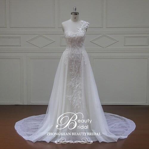 Beauty Bridal Womens One Shoulder Dresses