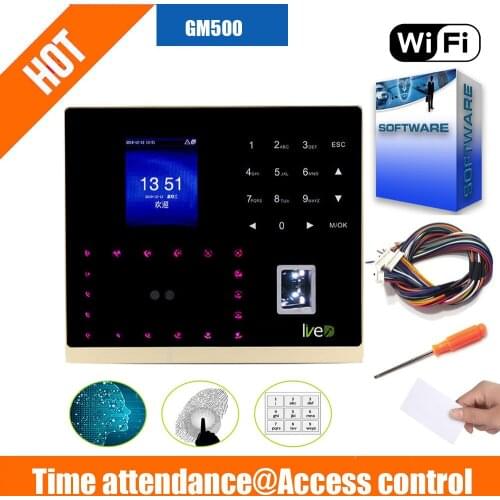 ZK EF100 Color Screen ZK Software Time Attendance with TCP/IP, USB Communication Office Time Attendance Clock