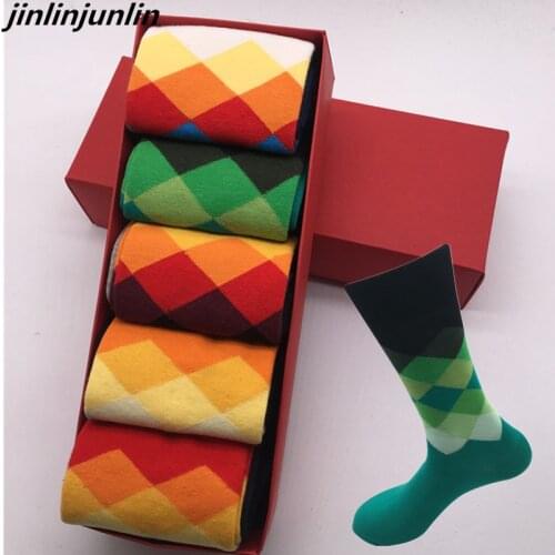 Cotton Casual Free Shipping High Quality Mens Socks for Girls, Colorful Clothes Girls Socks (5 Pairs per Lot) No Gift Boxes