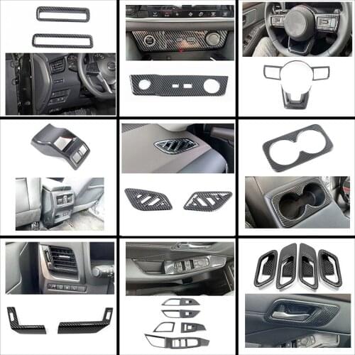 Chrome Car Styling Head Light Cover Brake Lights Stickers Air Condition Vent Cover For Nissan Rogue X-Trail T33 2021 2022