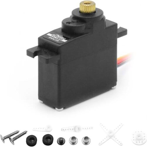 Jx PS-1171MG 17g Metal Gear Analog Servo 1:18 Rc Car / Fixed-Wing Drone Analog Standard Servo For Rc Car / Helicopter / Robot