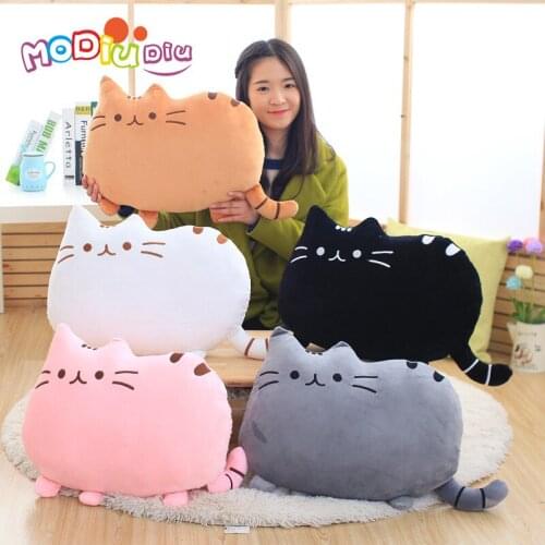 Hot Sale 40*30CM High-quality Cookie Cat Doll Pillow Cartoon Plush Toys Lovely Stuffed Doll Cushion Cute Children Gift 5 color