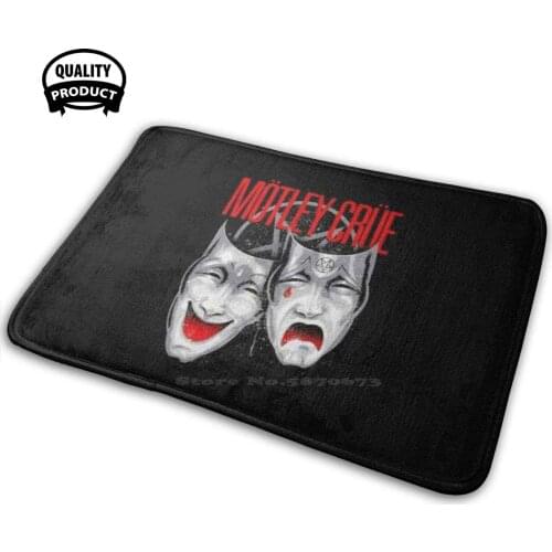 | Mötley Crüe | 3D Soft Non-Slip Mat Rug Carpet Cushion Hard Heavy Metal Glam Metal Mötley Crüe American Glam Metal Band Saints
