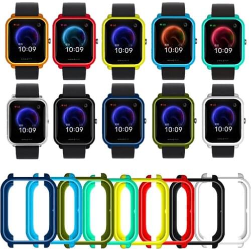 TPU Soft Full Edge Protector Smartwatch Case Shell Frame For Amazfit BIP S/Lite/U/Pro GTS 2 Mini Watch Protective Bumper Cover