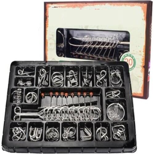 Nine serial set puzzle adult intelligence unbuttoning child student high intelligence quotient toy kongming lock luban lock