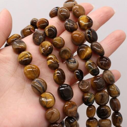 New Style Natural Stone Bead Irregular Tiger Eye Stone Beads 10-12MM For DIY Jewelry Making Necklace Bracelet Earrings Accessory
