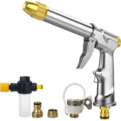 The New High-Pressure Water Gun For Cleaning Car Wash Machine Garden Watering Hose Nozzle Sprinkler Foam Water Gun Dropshipping