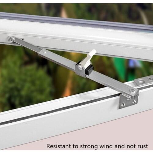 Restrictor Sliding Wind Brace Telescopic Window Support Stainless Steel Limiter Angle Controller Stopper Heavy Duty Gusset Fixed