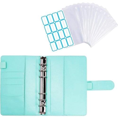 Budget Binder A6 with 12 Cash Envelopes for Cash Wallet