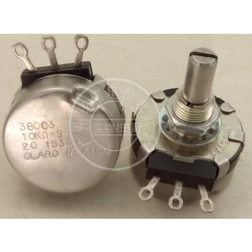 [YK] CLARO MEXICO 380C3 10K 38OC3 single potentiometer shaft 24mm switch