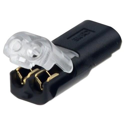 10pcs 2p Spring Connector Wire with No Welding No Screws Quick Connector Cable Clamp Terminal Block 2 Way Easy Fit for Led Strip