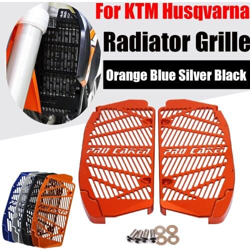 Radiator Grille Guard Grill Protector Cover For KTM Husqvarna 125 250 300 350 400 450 500 TE TX FE FX EXC-F XCF-W TPI Six Days