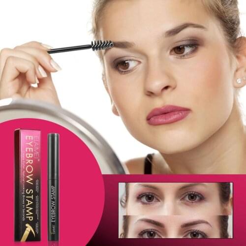 Eyebrow Printing Pen Multiple Template Eyebrow Pen Great Gift Contouring Stick Filling Eye Shadow Waterproof Lazy Brow Stamp Set