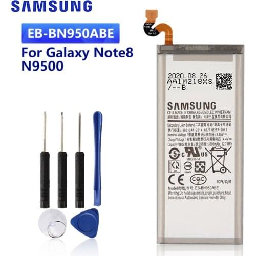 SAMSUNG Original Replacement Battery EB-BN950ABE For Samsung GALAXY Note8 N950F N9500 N9508 Project Baikal EB-BN950ABA 3300mAh