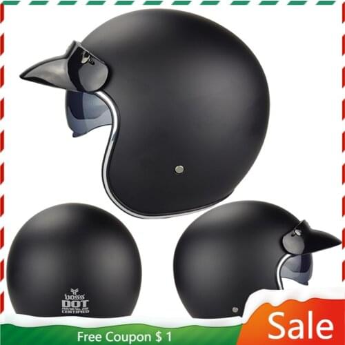 Helmet For Scooter Half Face 3/4 Open Half Helmets Casco Downhill Casque Off Road Classic Original Cross-Country German Helmet