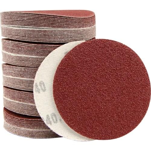 100PCS 4 inch 100mm80/120/180/240/320 Grit Sanding Disc Random Orbit Hook & Loop Sander Sand Paper Discs Grit Sand