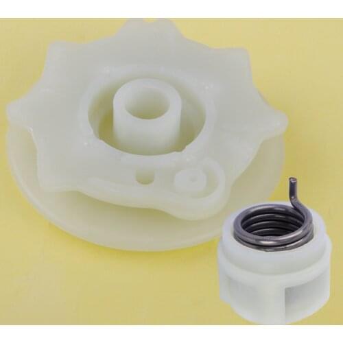 LETAOSK Recoil Starter Spring Pulley Hub Replacement Fit For Husqvarna 136 137 141 142 Chainsaws