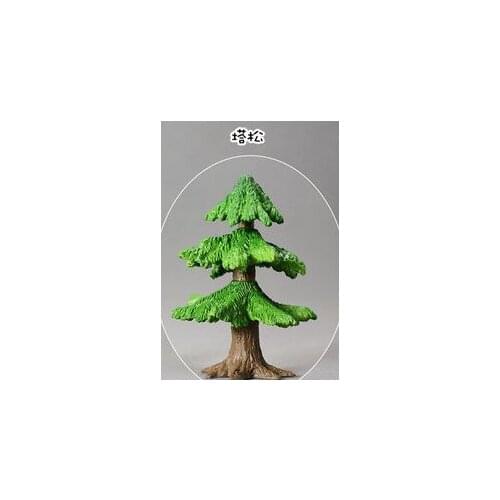 Accessories animal model scene pines trees sandbox tree toy 10pcs/set