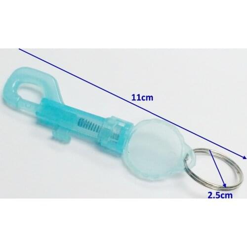 12 pc Glow In The Dark SWIVEL CLIP Snap Hook TRIGGER Keychain E995 Party Favors Gift Pinata Birthday School Prize FillerLoot Bag