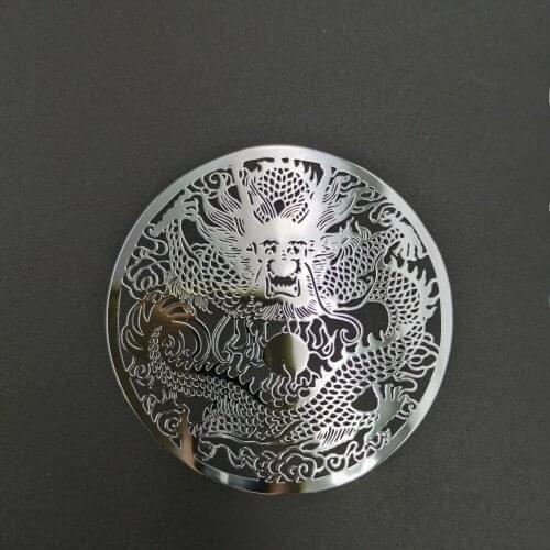 3D Dragon Sticker Car Trunk Nickel Alloy Badge Cellphone for Laptop Iphone IPAD or Helmet Stickers