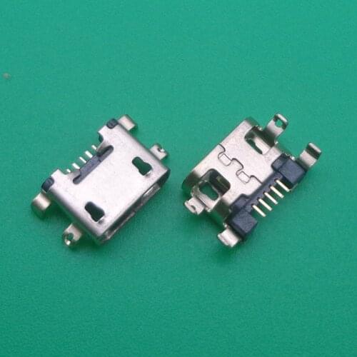 5pcs Mini micro USB Jack Connector Socket plug dock 5pin female parts For Leagoo M5 MT6580A Quad Core Charging Port repair parts