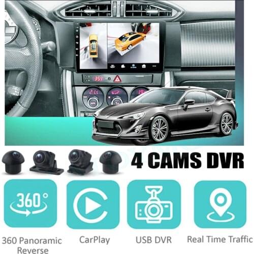 For Subaru BRZ For TOYOTA 86 GT GT86 FT86 FR-S Car Multimedia Audio Radio Navigation NAVI Player Built-in CarPlay 360 BirdView