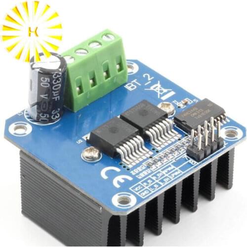 Double BTS7960 43A H-bridge High-power Motor Driver module/ diy smart car Current diagnostic