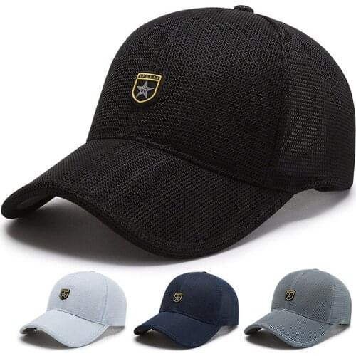 Breathable Quick Drying Net Baseball Cap Men Simple Fishing Hat Women Outdoor Casual Sports Sun Protection Gorras Para Hombre