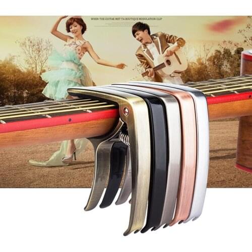 Zinc alloy Guitar Capo Key Change Metal Guitar Capo with String Nail Pull Function